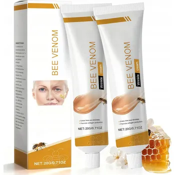 Pleťový krém 2x Krém proti vráskám na obličej denní a noční s včelím jedem 20 g