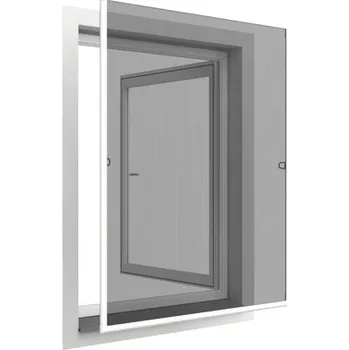 Síť proti hmyzu Síť proti hmyzu do okna hliníková s rámem bílá 100 x 120 cm