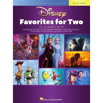 Hudebniny Disney Favorites for Two / příčná flétna - duet