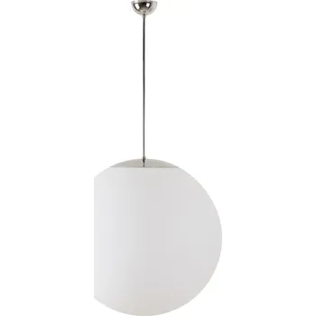 OSMONT ADR45767 ADRIA P5 závěsné skleněné svítidlo nerez leštěná / bílá IP40 3x60W E27