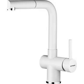 Vodovodní baterie dřezová baterie Pyramis CAPRICCIO bílá