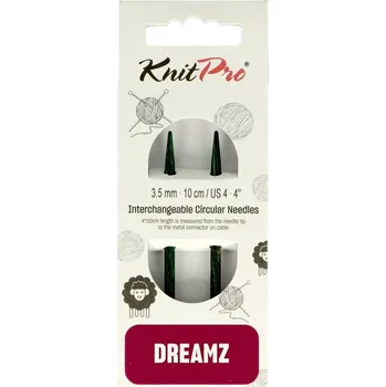 Nástroj na niť a příze Dreamz krátké vyměnitelné jehlice 3,5 mm