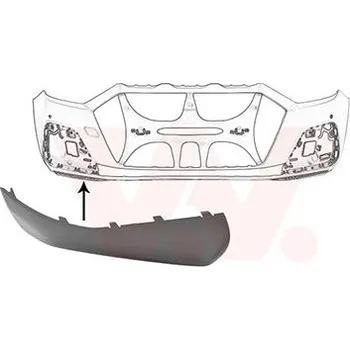 Příslušenství karosérie Spoiler VAN WEZEL 0366502