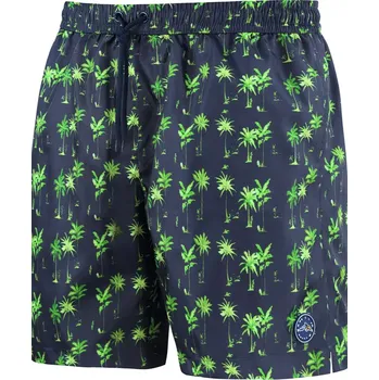 Pánské plavky PÁNSKÉ PLAVECKÉ ŠORTKY HAPPY SHORTS - SM29 LONG zelená M