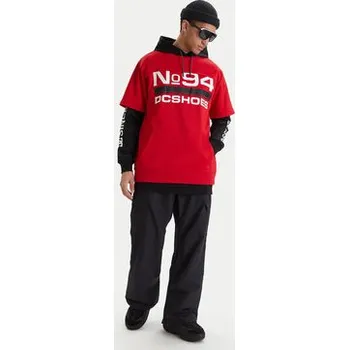 Pánská mikina DC Shoes Mikina Dryden ADYFT03411 Červená Regular Fit S