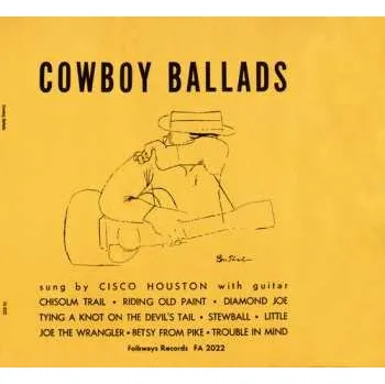 Zahraniční hudba CD Cisco Houston: Cowboy Ballads 2011