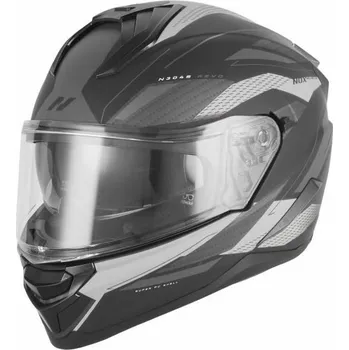 Helma na motorku Přilba N304-S REVO, NOX (černá matná, stříbrná) 2026 XL