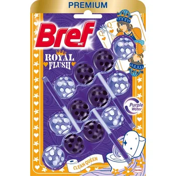 WC čistič Henkel Bref Závěska do WC mísy BLUE Color Active 3x50g Clean Queen