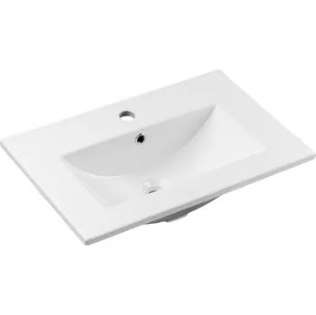 Umyvadlo Comad Nábytkové keramické umyvadlo UM-2060RB DANCE 60, 62x40 cm, bílá lesklá