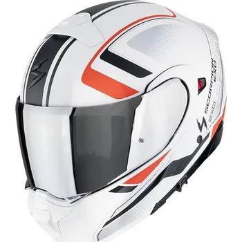 Helma na motorku Moto přilba Scorpion Exo-930 Evo Ardens matná bílo/černo/červená - Xxl