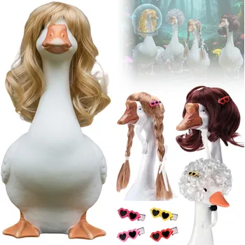 Paruka Paruka polodlouhé syntetické vlasy hnědá Bedee