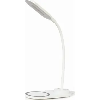 Lampička LED Stolní Lampa s Bezdrátovou Nabíječkou a Technologií Qi, Gembird