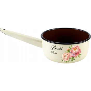 Hrnec IGMAR SMALT Smaltovaný rendlík PIVOŇKA 1,5 l 16 cm s rukojetí