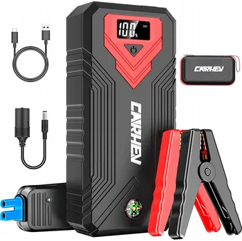 Powerbanka CARHEV Startovací Powerbanka pro Auta Benzín Diesel USB LED