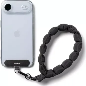 Telefonní příslušenství Ringke Holder & Puffer Hand Strap – univerzální poutko na ruku pro držení telefonu - Calm Black