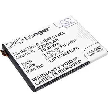 Baterie pro Sony Ericsson F5121, Xperia X a další, 2700 mAh, Li-Pol