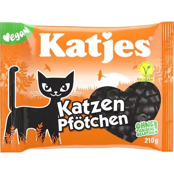 Katjes Katzen Pfötchen 210 g