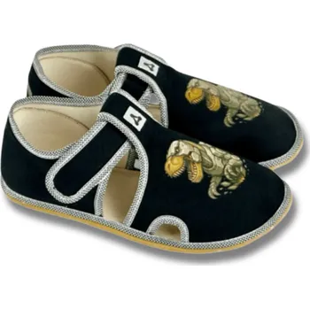 Dívčí bačkory ANTAL Rascal barefoot dětské bačkory, Mech-Rex Velikost: 24