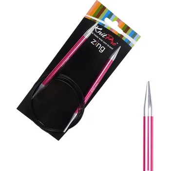 Nástroj na niť a příze Kruhové jehlice Zing 150 cm 6,5 mm