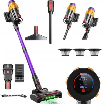 Vysavač VYSAVAČ AKUMULÁTOROVÝ TYČOVÝ 6V1 400W BEZSÁČKOVÝ ELEKTROKARTÁČ S LED