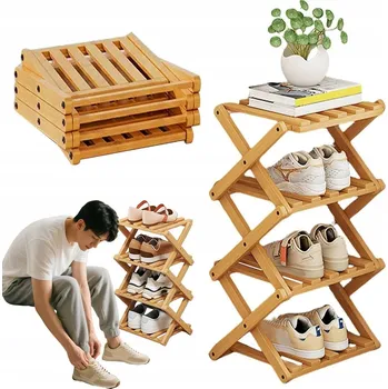 Botník s policemi Bedee 31,5 x 10,5 x 10,5 cm, dub zestárlý