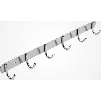 Věšák Šatní ramínko kovový | YVS šedý