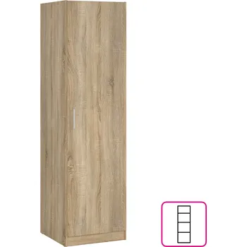 Ložnice Skříň, policová, dub sonoma, ROMER 1D