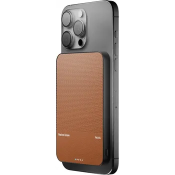 Powerbanka Indukční powerbanka 5000 mAh 20W Qi2 MagSafe, Native Union REClassic kabel