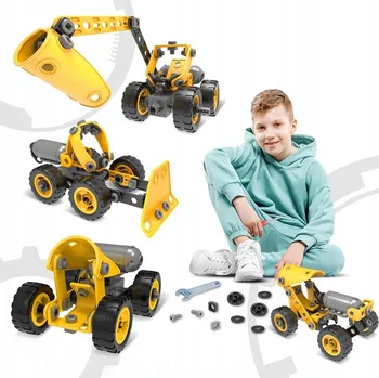 ostatní stavebnice STEM Stavebnice 10 Modelů Vozidel - Vzdělávací HRAČKA k Sestavení