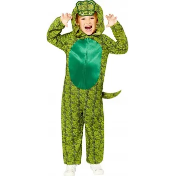 Karnevalový kostým Kostým Zelený krokodýl 8-10 let 128-140 cm