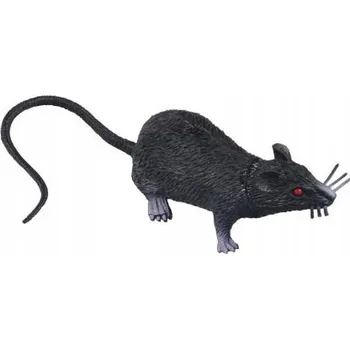 Obraz PLASTOVÁ KRYSA 9 CM ČERNÁ