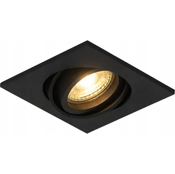 IP kamera Čtvercový stropní reflektor QAZQA černý