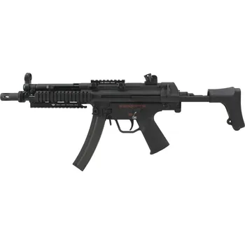 Airsoftová zbraň Airsoftový samopal MP5 SWAT Tactical - černý, BRSS blowback, BOLT