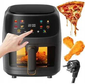 fritéza Horkovzdušná fritéza 8L 2400W pro pečení a smažení pro rodinu