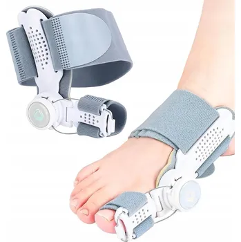 Korekční aparát na hallux valgus (vbočený palec) pro den i noc Bedee, univerzální velikost, šedý, 1 ks