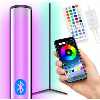 Stojací lampa Stojací lampa Masterled 0297 s integrovaným LED zdrojem 9 W, černá