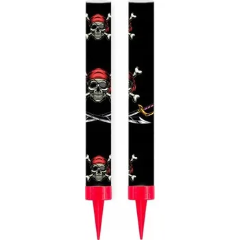 Dortová svíčka Dortová fontána Pirát dortový ohňostroj 12 cm Narozeniny 2ks