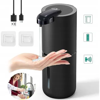 Dávkovač mýdla BEZDOTYKOVÝ DÁVKOVAČ MÝDLA/TEKUTÉHO MÝDLA AUTOMATICKÝ 380ML, MONTÁŽ NA ZEĎ