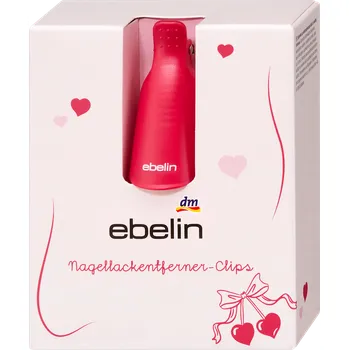 ebelin klipy na odstranění laku na nehty Cherry Love