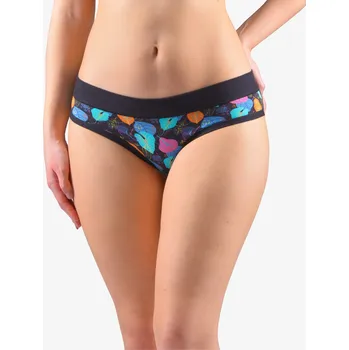 Kalhotky GINA 14151P Kalhotky francouzské Barva: Černá-Atlantic, Velikost: M/L