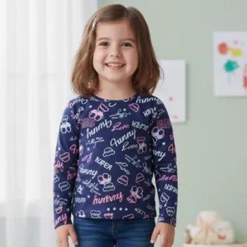 Dívčí tričko Dívčí tričko tm.modré Sezon M05