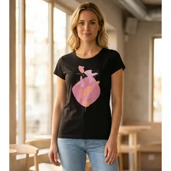 Dámské tričko Dámské tričko ALTISPORT ALW187122 Černorůžová XS