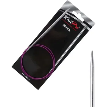 Kruhové kovové jehlice Nova Metal 80 cm 3,75 mm