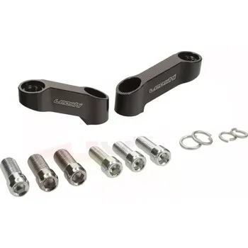 Auto-moto Rozšiřovací adaptéry zrcátek na motorku/skútr černé, pár (rozšíření a zvýšení moto zrcátek) (rozšiřovací a zvyšovací)