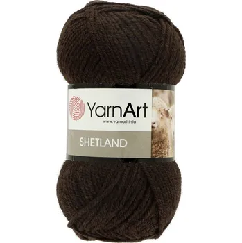 YarnArt Shetland 519 tmavě hnědá