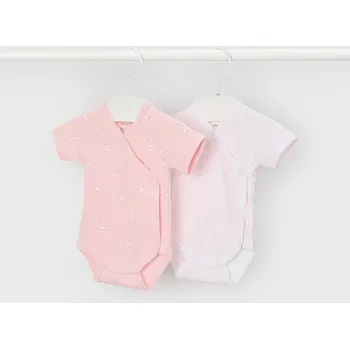 Kojenecký body Kojenecké body Mayoral Newborn 2-pack 1725.1A.Newborn.PPY2 růžová 30X, vel. 70