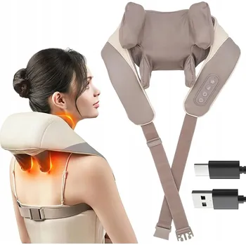 Masážní přístroj Masážní Přístroj na krk a záda, Masážní Přístroj na čtyřboký sval, masážní, hřejivý