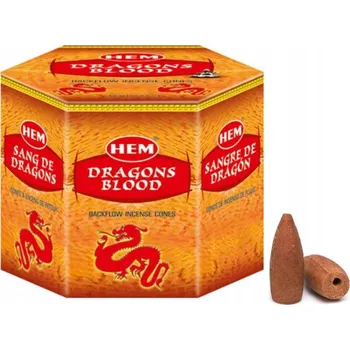 Vonná tyčinka Vonné kužely backflow DRAČÍ KREV HEM 40 ks
