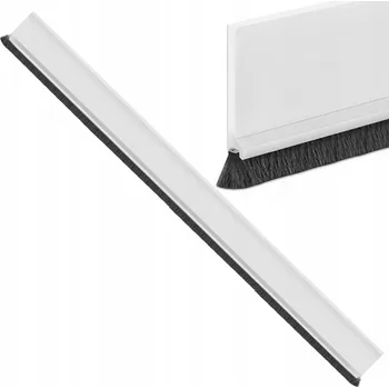 Těsnění do okna a dveří Těsnění proti průvanu s kartáčem na dveře 1m - Tepelná a zvuková izolace