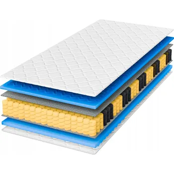 Matrace Matrace s taštičkovými pružinami Nowoczesne Materace 80 x 200 x 15 cm H3